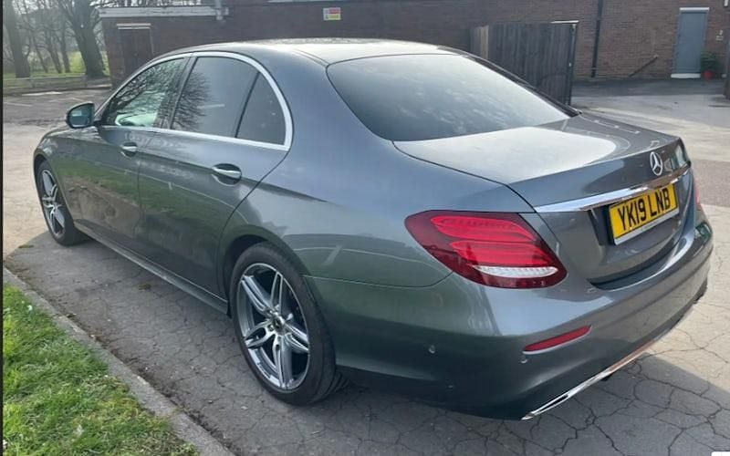 Used Mercedes E220 AMG line 194 HP (142 kW) 2019 Grey Sedan