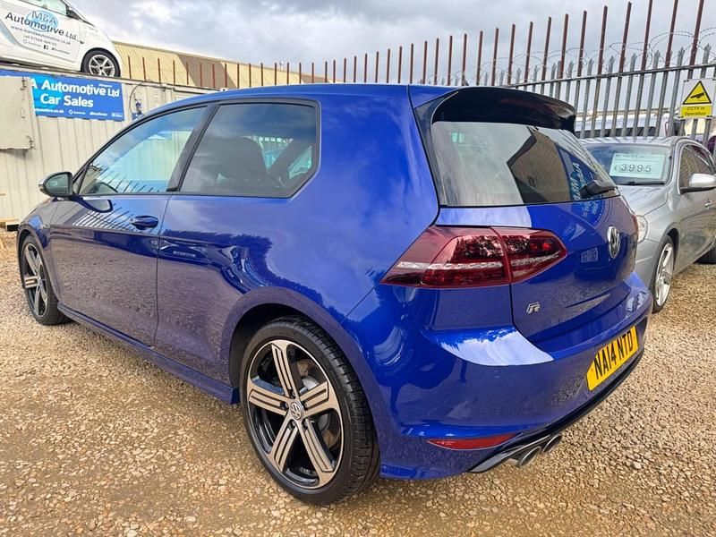 Used VW Golf VII R 2014 Blue Hatchback