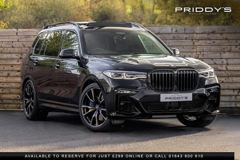 Black Used 2020 BMW X7 M Sport SUV | £51,970 (Fair price) - Image 1/4