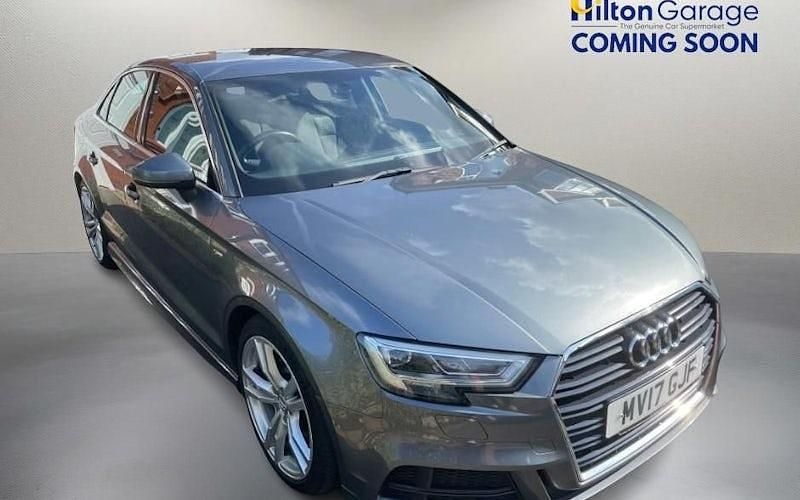 Used Audi A3 S-Line 150 HP (110 kW) 2017 Grey Sedan