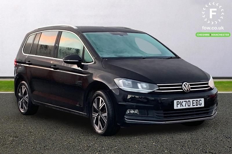 Black Used 2020 VW Touran SEL MPV | £20,299 (Fair price) - Image 1/4