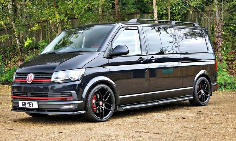 Black Used 2018 VW T6 Sportline Van | £22,995 - Image 1/3