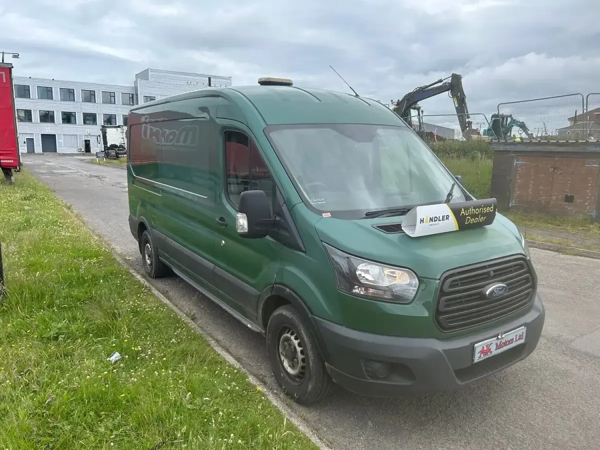 Used Ford Transit 130 HP (95 kW) 2017 Green Van