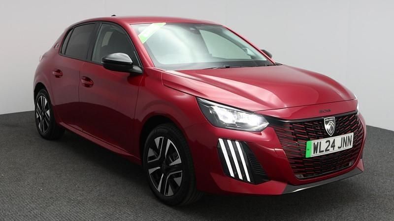 Used Peugeot e-208 Allure 100 kW (136 HP) 2024 Red Hatchback