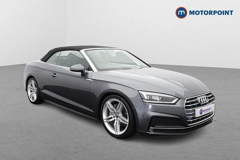 Grey Used 2020 Audi A5 Cabriolet S-Line Cabriolet | £17,949 (Good price) - Image 1/4