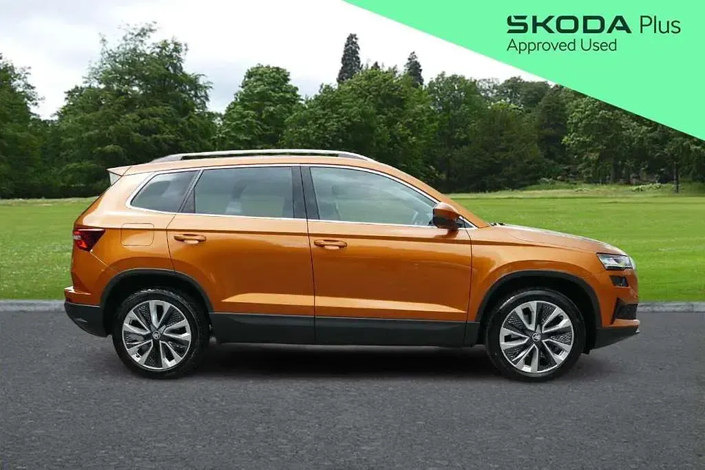 Used Skoda Karoq SE L 150 HP (110 kW) 2023 Orange SUV