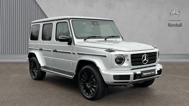 Silver Used 2020 Mercedes G350 AMG Line Premium SUV | £90,980 (Fair price) - Image 1/4