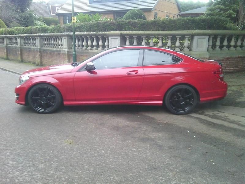 Used Mercedes C180 Sport Edition 2014 Red Coupe