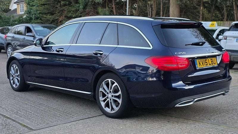 Used Mercedes C250 Premium 2015 Blue Estate
