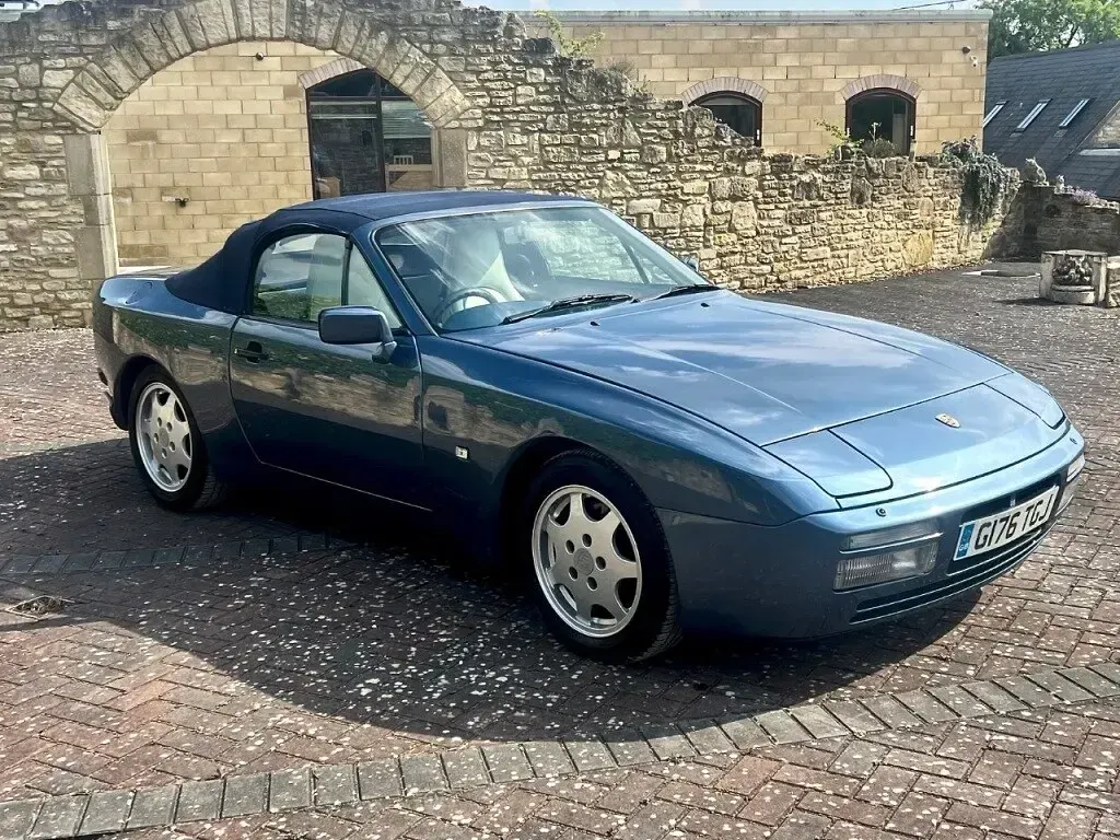 Used Porsche 944 211 HP (155 kW) 1990 Blue Cabriolet