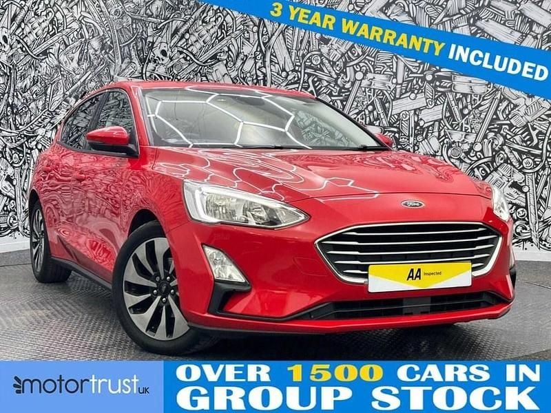 Red Used 2019 Ford Focus Zetec Hatchback | £8,895 (Good price) - Image 1/3