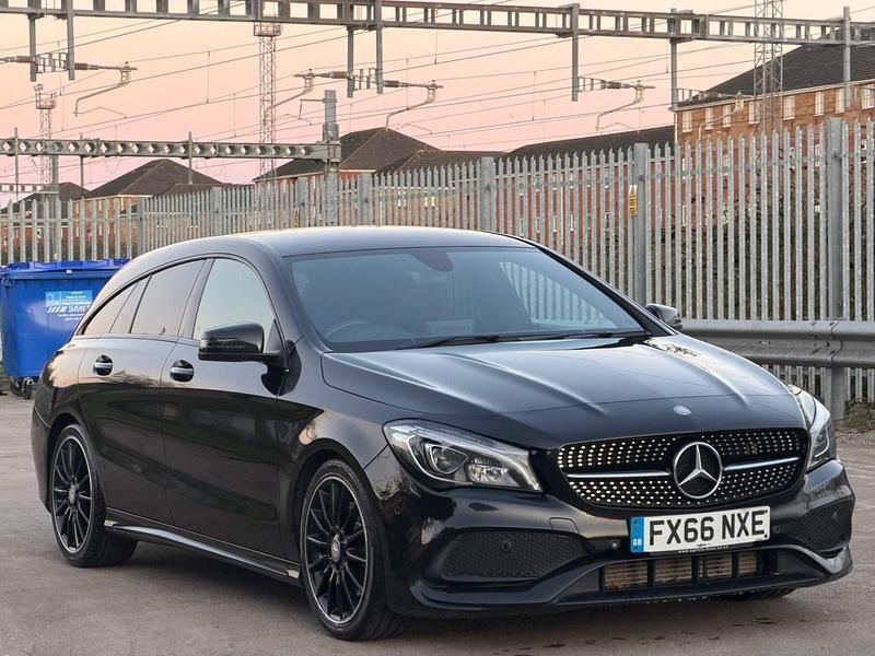 Used Mercedes CLA220 AMG line 2016 Black Sedan