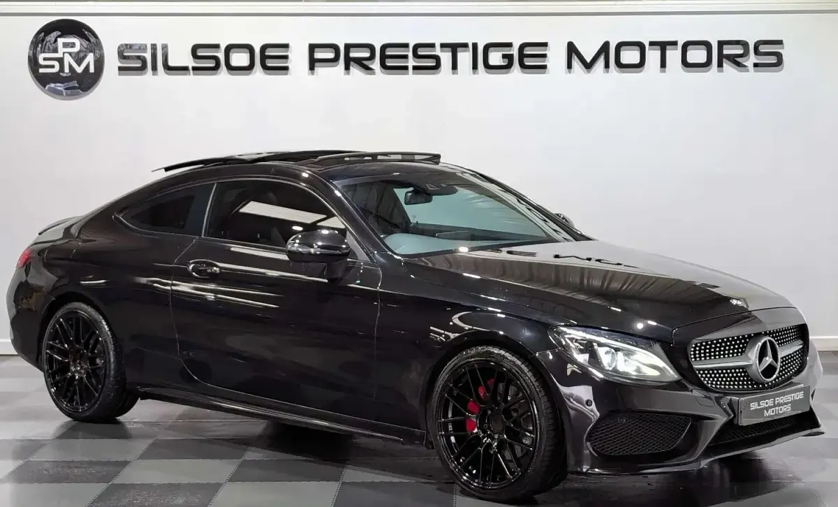 Used Mercedes C220 AMG Line Premium Plus 2016 Black Coupe