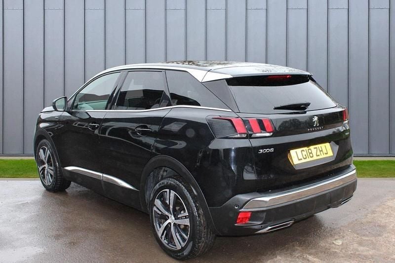 Used Peugeot 3008 GT-line 163 HP (119 kW) 2018 Black SUV