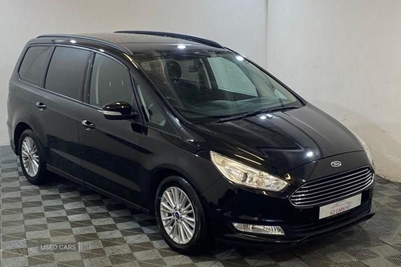 Black Used 2017 Ford Galaxy Zetec MPV | £8,990 (Expensive) - Image 1/1