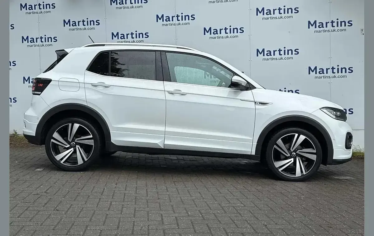 Used VW T-Cross R-line 110 HP (80 kW) 2022 White SUV