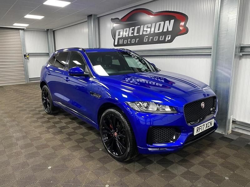 Blue Used 2017 Jaguar F-Pace S SUV | £16,995 (Fair price) - Image 1/4