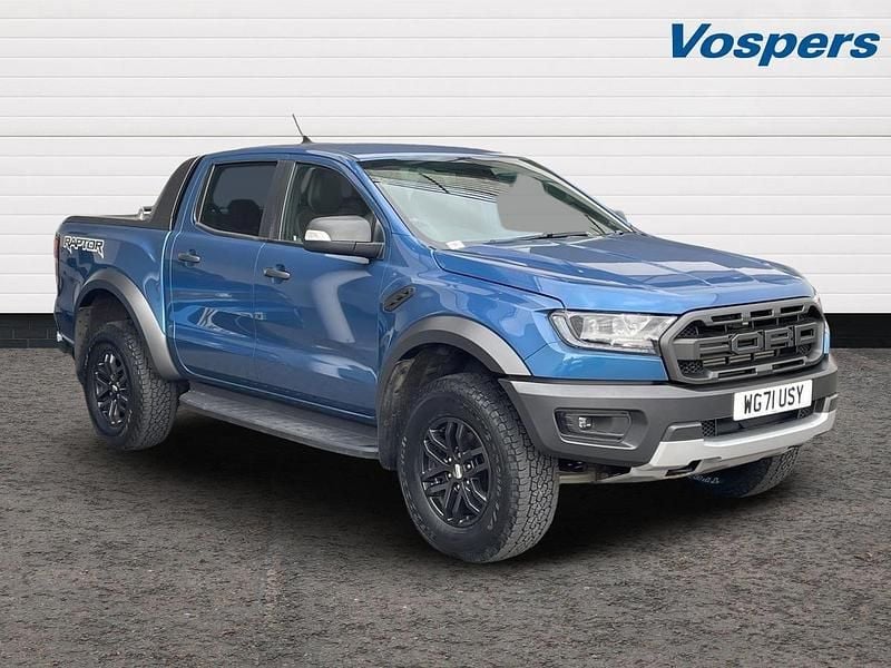 Blue Used 2021 Ford Ranger Raptor Pickup | £33,750 (Expensive) - Image 1/3
