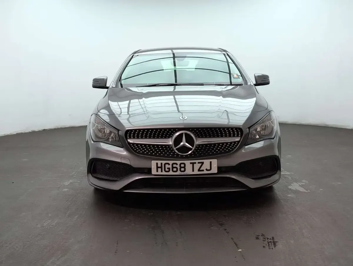 Used Mercedes CLA180 AMG line 120 HP (88 kW) 2019 Grey Coupe