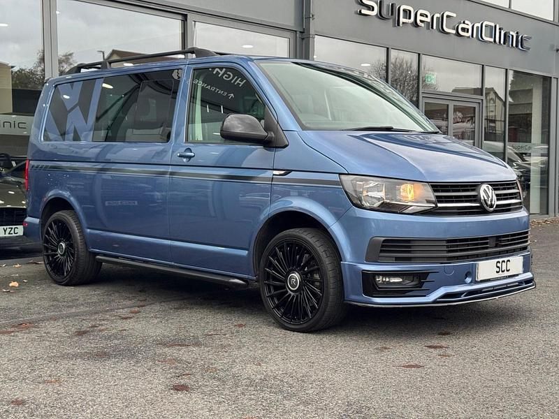Blue Used 2018 VW T6 Highline Van | £19,995 (Fair price) - Image 1/4