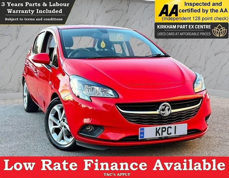 Red Used 2017 Vauxhall Corsa drive Hatchback | £6,995 (Fair price) - Image 1/4