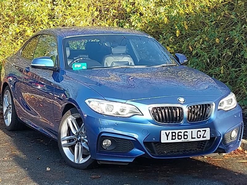 Blue Used 2017 BMW 220 M Sport Coupe | £13,698 (Good price) - Image 1/4