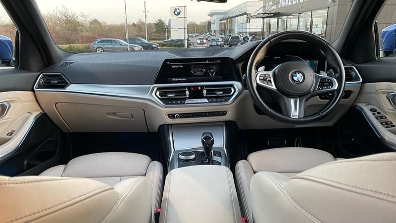 Used BMW 330e M Sport 292 HP (214 kW) 2021 Blue Sedan