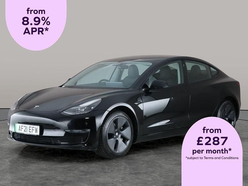 Black Used 2021 Tesla Model 3 Long Range AWD Sedan | £18,977 (Fair price) - Image 1/2