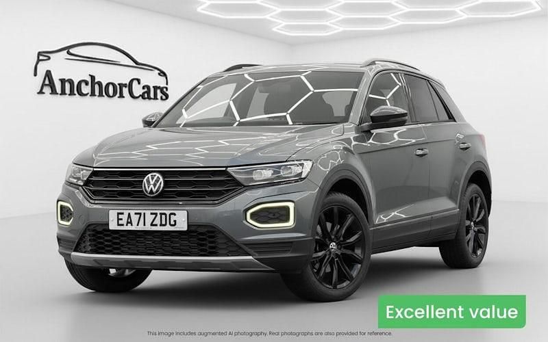 Used VW T-Roc Black Edition 150 HP (110 kW) 2021 Grey SUV
