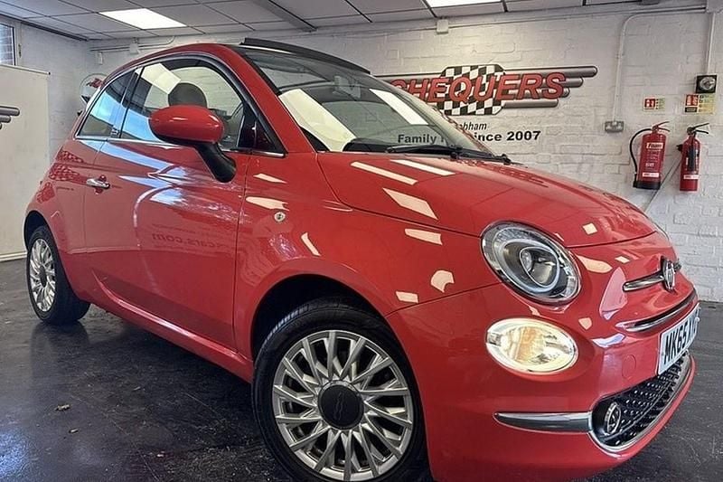 Pink Used 2015 Fiat 500C Lounge Cabriolet | £7,400 (Fair price) - Image 1/1