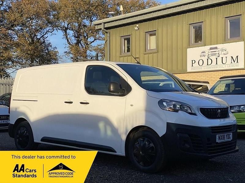 White Used 2018 Peugeot Expert S Van | £7,490 (Fair price) - Image 1/3