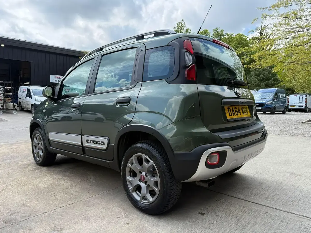 Used Fiat Panda Cross Cross 90 HP (66 kW) 2014 Green Hatchback