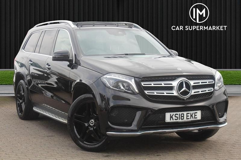 Black Used 2018 Mercedes GLS350 AMG line SUV | £28,385 (Fair price) - Image 1/4