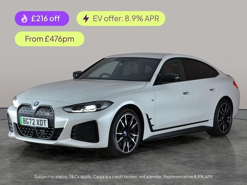 White Used 2022 BMW i4 M Sport Sedan | £30,553 (Good price) - Image 1/2