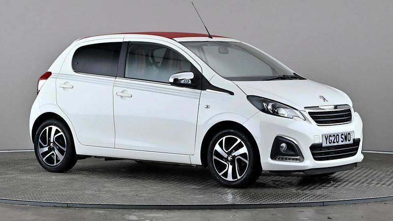 White Used 2020 Peugeot 108 Collection Hatchback | £8,498 (Fair price) - Image 1/4