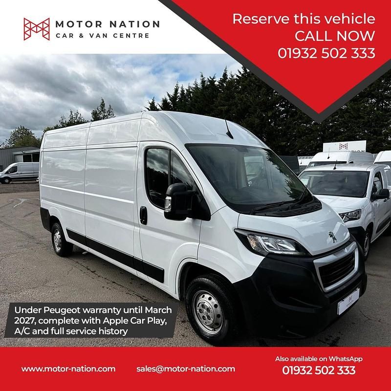 White Used 2024 Peugeot Boxer Premium Van | £16,473 (Good price) - Image 1/4