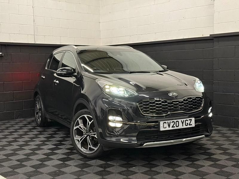 Black Used 2020 Kia Sportage GT-Line SUV | £13,990 (Good price) - Image 1/4