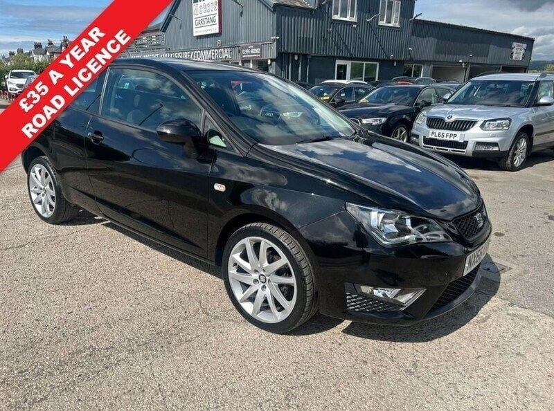 Black Used 2016 Seat Ibiza FR Sport Coupe | £7,495 (Expensive) - Image 1/4