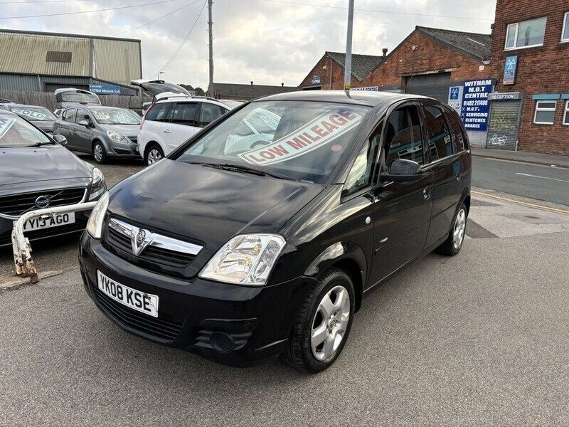 Black Used 2008 Vauxhall Meriva MPV | £2,695 - Image 1/4