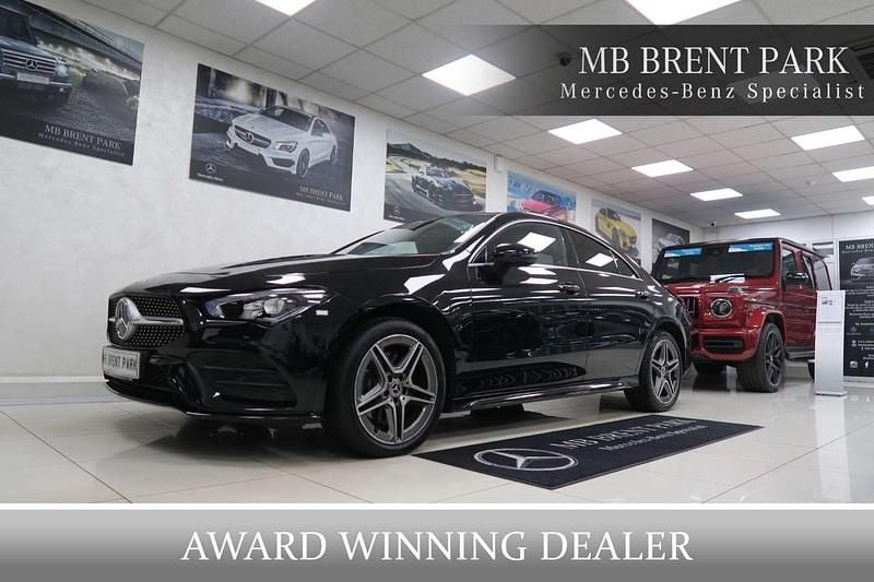 Black Used 2021 Mercedes CLA250e AMG Line Premium Sedan | £23,750 (Fair price) - Image 1/3