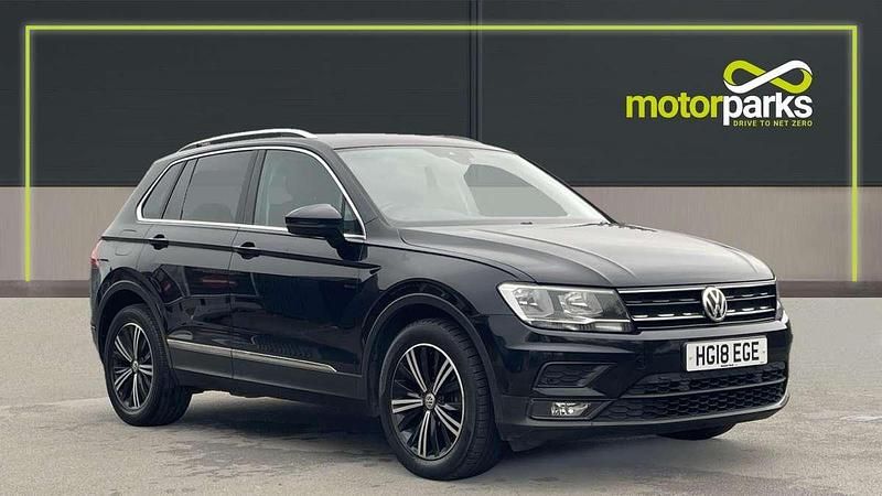 Black Used 2018 VW Tiguan SE SUV | £12,795 (Good price) - Image 1/4