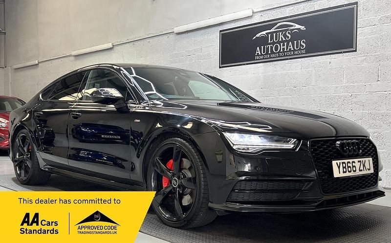 Black Used 2016 Audi A7 Sportback Black Edition Hatchback | £17,395 (Fair price) - Image 1/4