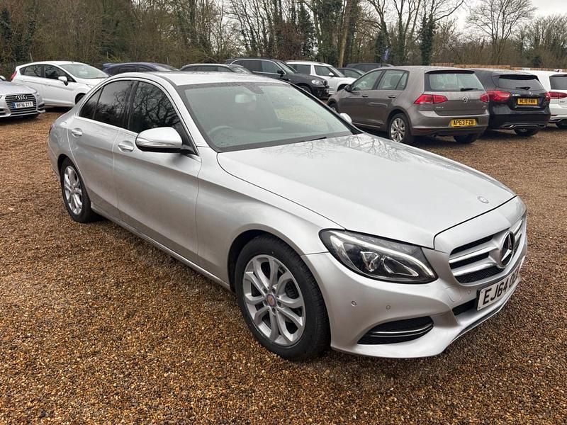 Begagnad Mercedes C220 170 HK (125 kW) 2014 Silver Sedan