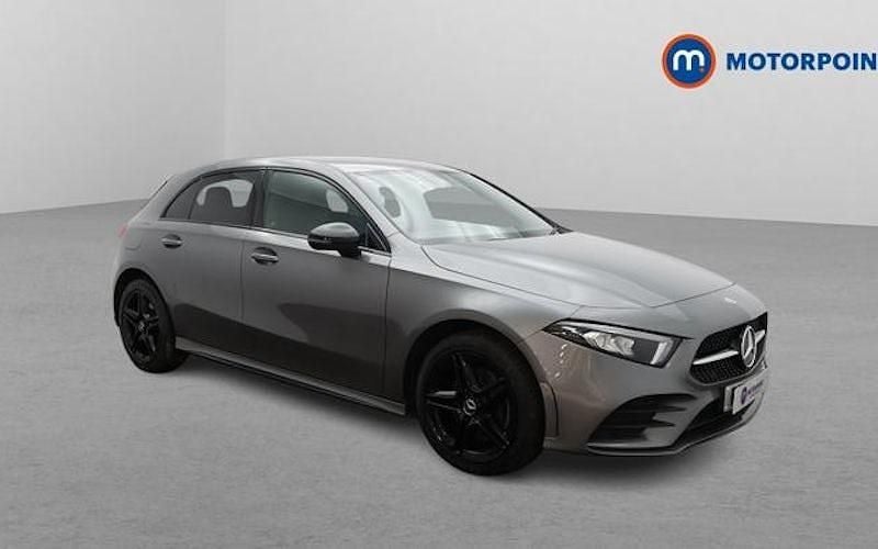 Used Mercedes A250 AMG line 218 HP (160 kW) 2021 Grey Hatchback