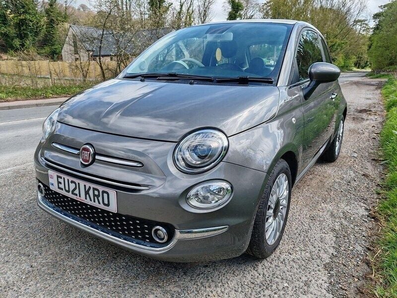 Grey Used 2021 Fiat 500 Dolcevita Hatchback | £8,995 (Fair price) - Image 1/4