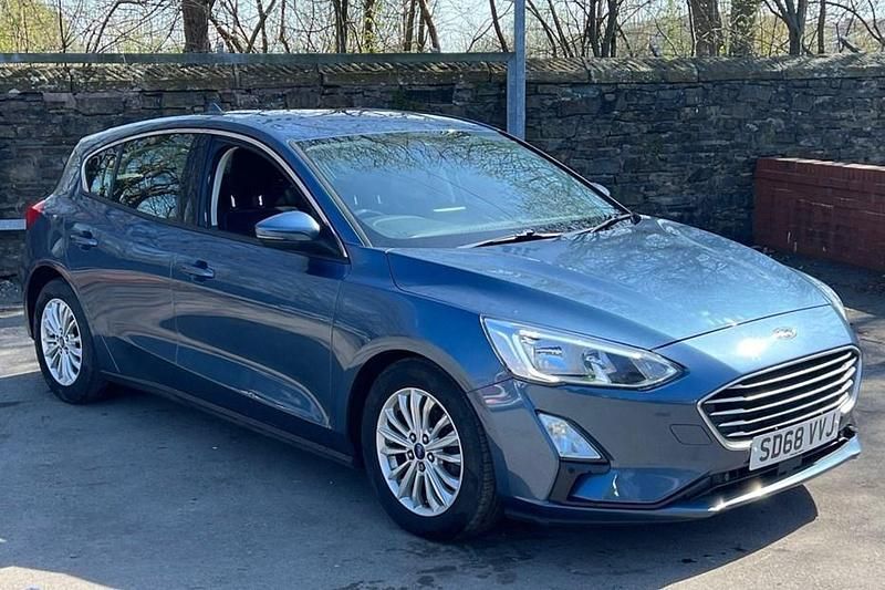 Blue Used 2018 Ford Focus Titanium Hatchback | £9,495 (Fair price) - Image 1/1