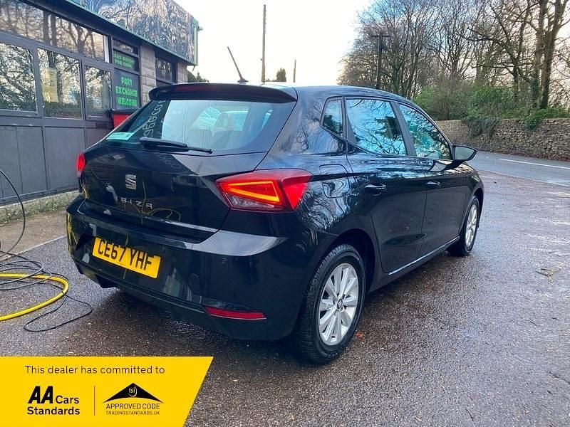 Used Seat Ibiza SE 95 HP (69 kW) 2017 Black Hatchback