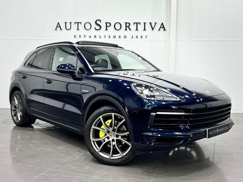 Blue Used 2021 Porsche Cayenne SUV | £44,158 - Image 1/3