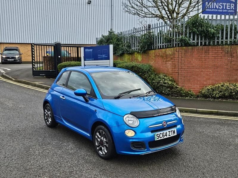 Used Fiat 500 S 69 HP (50 kW) 2014 Blue Hatchback