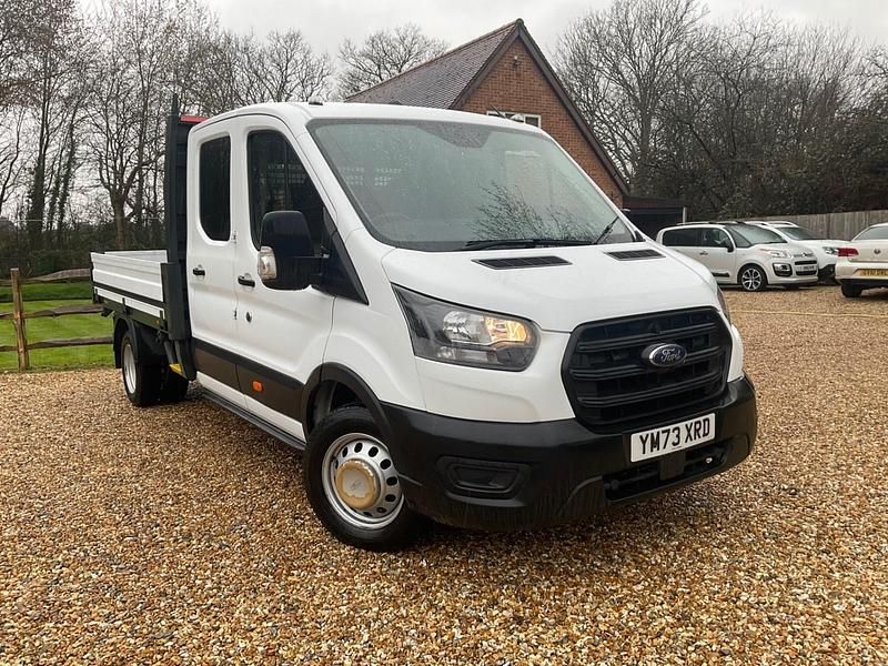 Used Ford Transit 130 HP (95 kW) 2023 White Cabriolet